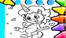 Magical Unicorn Coloring Pages