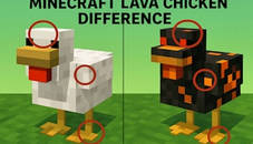 Minecraft Lava Chicken Difference