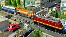 Modern Train Driving Simulator: City Train Games