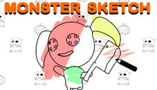 Monster Sketch Drawing Game