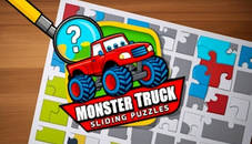 Monster Truck Sliding Puzzles
