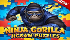 Ninja Gorilla Jigsaw Puzzles