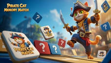 Pirate Cat Memory Match