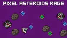 Pixel Asteroids Rage