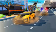 Police Car Chase ZigZag Escape 3D Driving Game