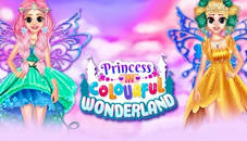 Princess In Colourful Wonderland