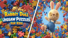 Rabbit Doll Jigsaw Puzzles for Kids