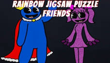 Rainbow Jigsaw Puzzle Friends