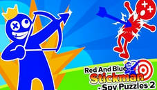 Red And Blue Stickman Spy Puzzles 2