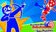 Red And Blue Stickman Spy Puzzles