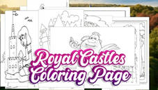 Royal Castles Coloring Page