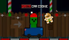 Santa Car Cookie