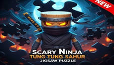 Scary Ninja Tung Tung Sahur Jigsaw Puzzle