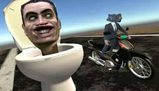 Skibidi Toilet Moto Bike Racing 2