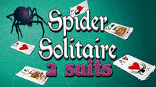 Spider Solitaire 2 suits