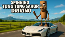 Spinning Tung Tung Sahur Driving