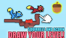 Squirrels and Acorn - Draw your level!