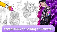 Steampunk Coloring Adventure