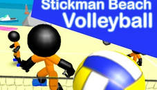 Stickman Beach Volleyball