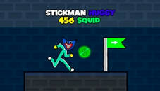 Stickman Huggy 456 Squid