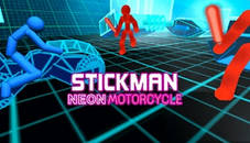 Stickman Neon Motorcycle Racing