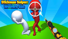 Stickman Sniper Western Gun