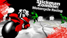 Stickman Zombie Motorcycle Racing