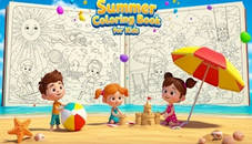 Summer Coloring Book for Kids