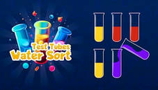 Test Tubes. Water Sort