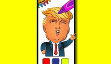 Trump Coloring Time