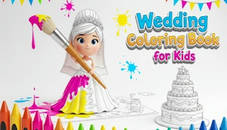 Wedding Coloring Book for Kids