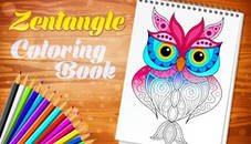 Zentangle Coloring Book