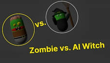 Zombie vs. AI Witch