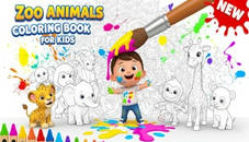 Zoo Animals Coloring Book for Kids